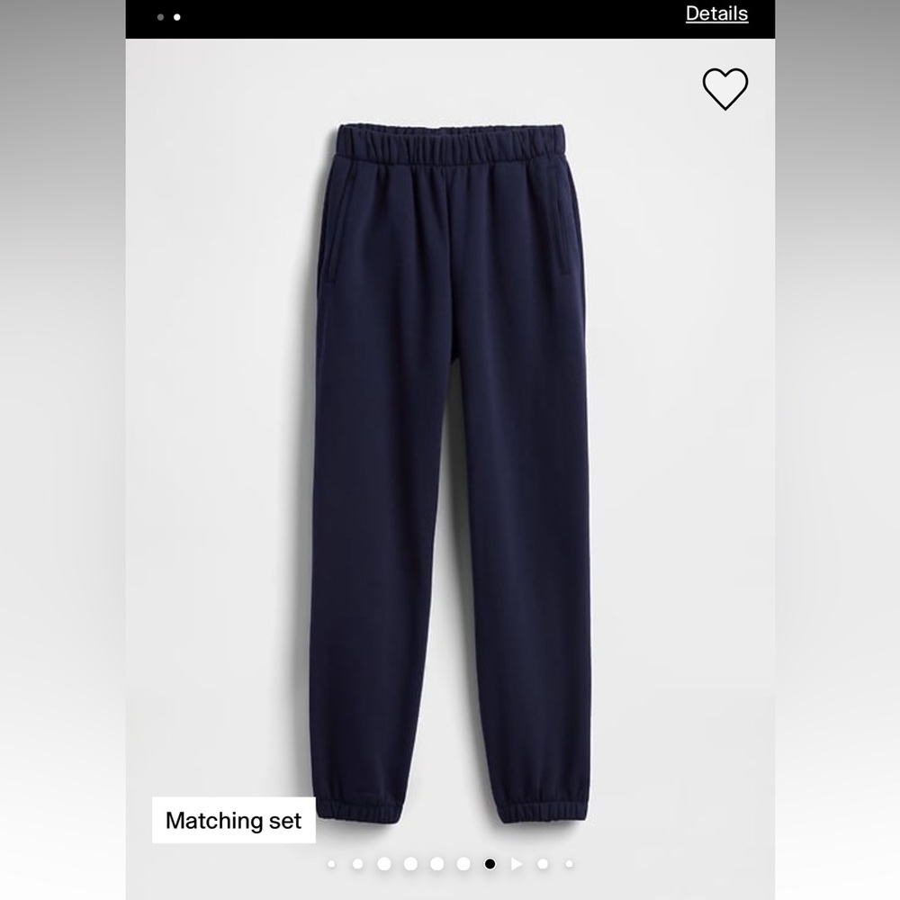 NWOT 💙 Gap Highrise vintagesoft boyfriend RED Jogger Pants - Picture 5 of 8